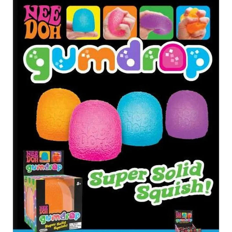 Needoh Gumdrop Stress Ball (Blue), 1Ct